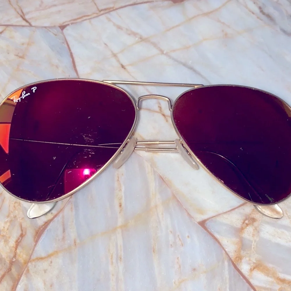 Ray-Ban Aviator Sunglasses Mirror Large 3025 Orange 58-14‎